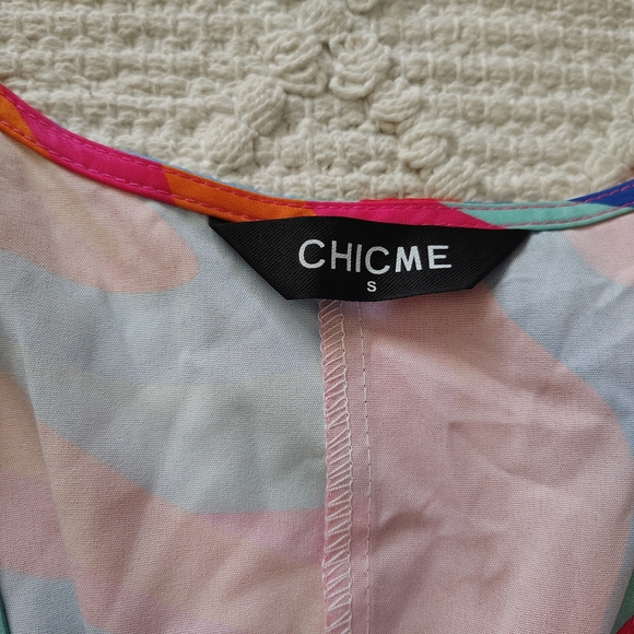 Colorful Abstract Print Mini Dress - Picture 16 of 16